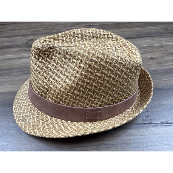 Frye Straw Fedora Hat  OSFM - Picture 2 of 5
